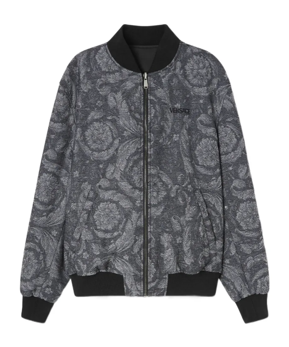 Reversible Zipped Bomber Jacket