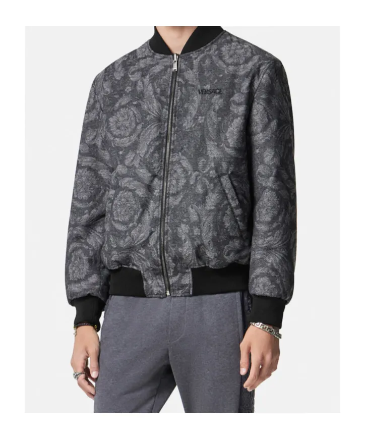 Reversible Zipped Bomber Jacket
