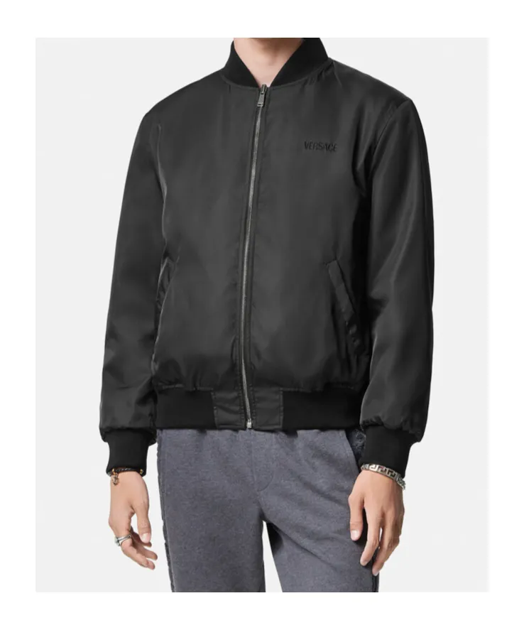 Reversible Zipped Bomber Jacket