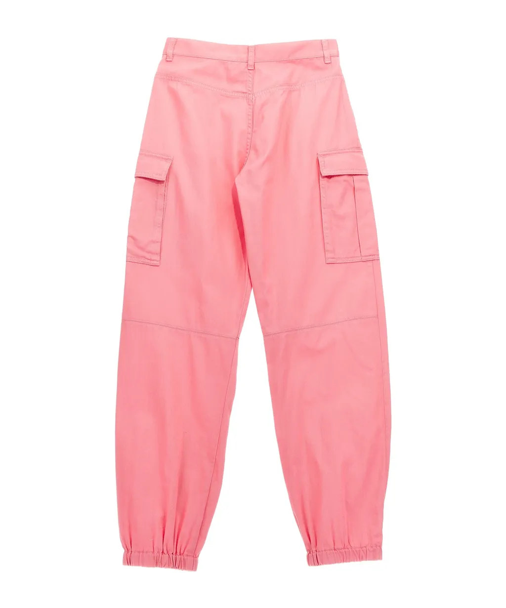 Tapered Leg Panelled Cargo Trousers