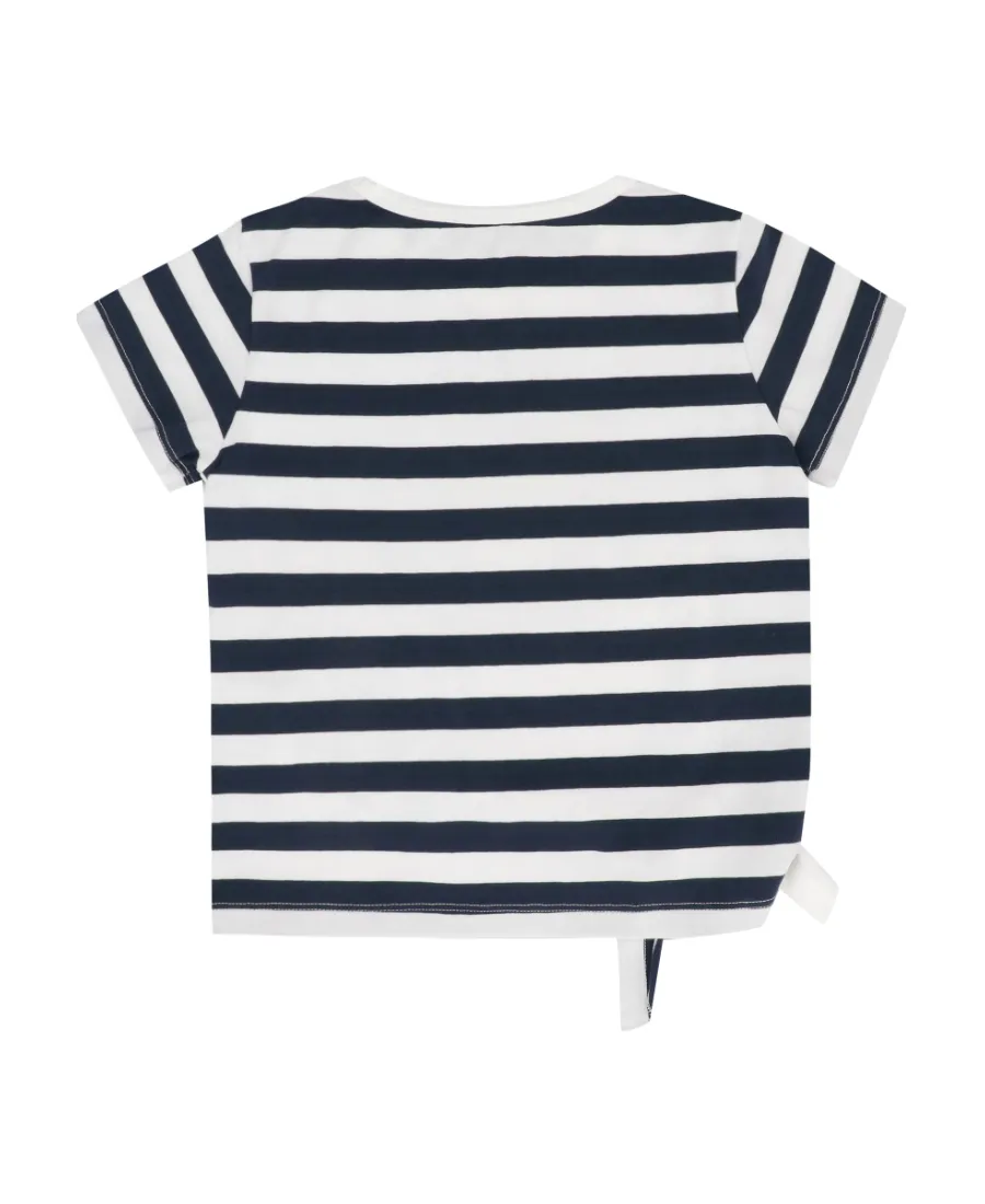 Nautical Medusa Striped Crewneck T-Shirt