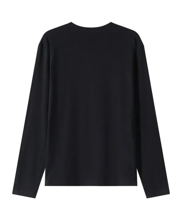 Pack Of Two Long-Sleeved Crewneck T-Shirts