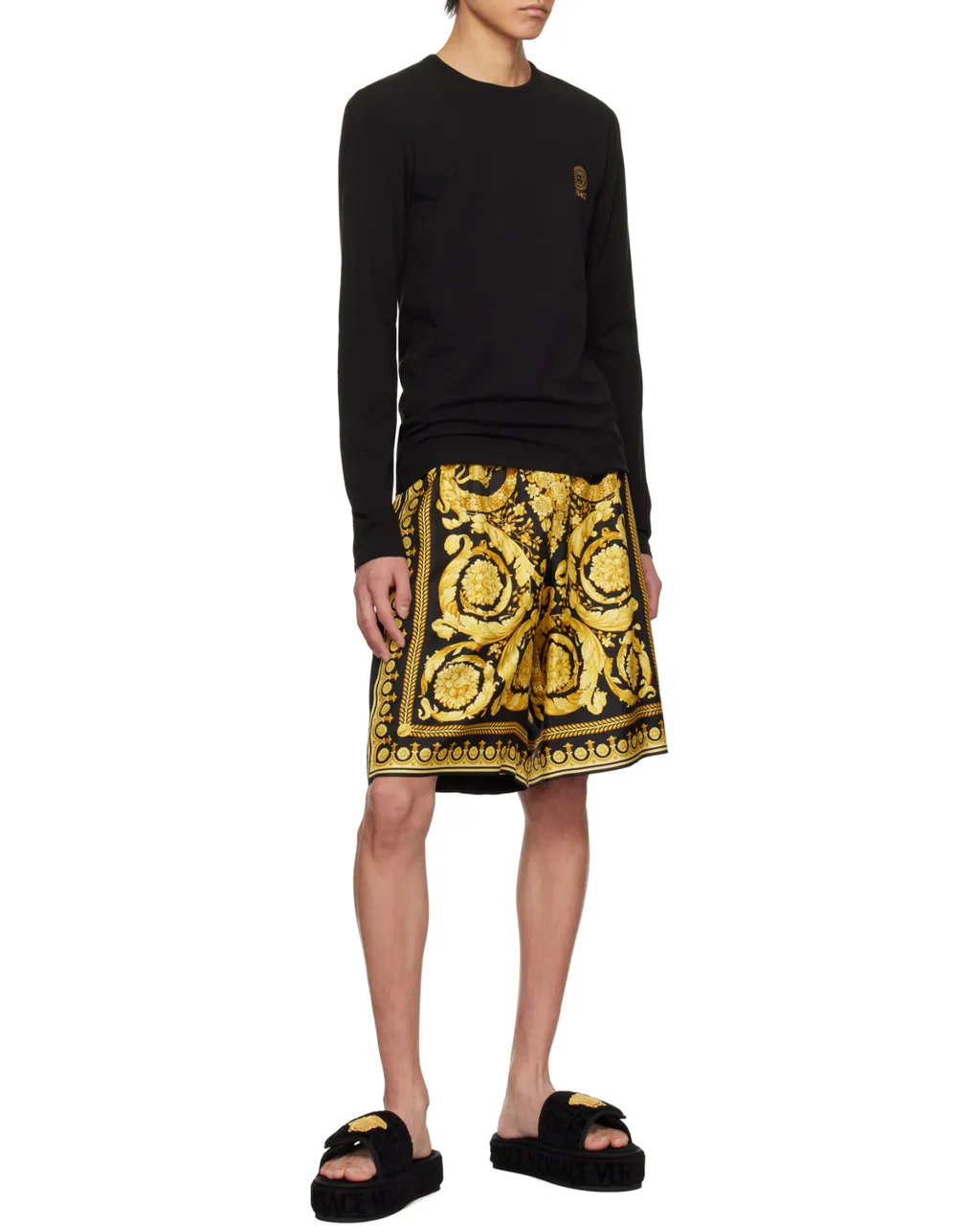 Pack Of Two Long-Sleeved Crewneck T-Shirts