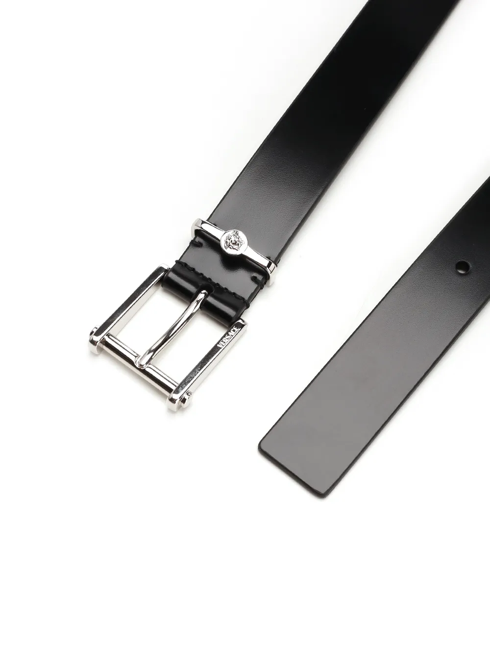 Logo-Engraved Buckle Belt