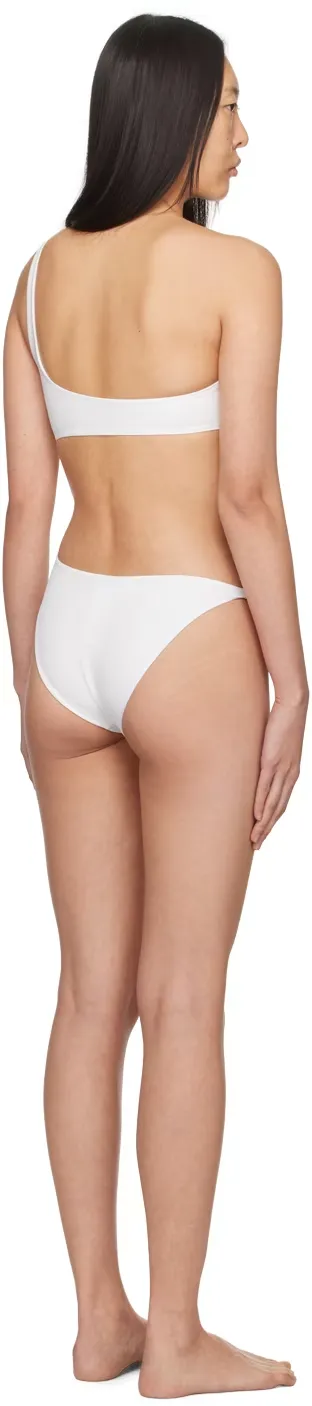 Medusa-Plaque Cut-Out Swimsuit
