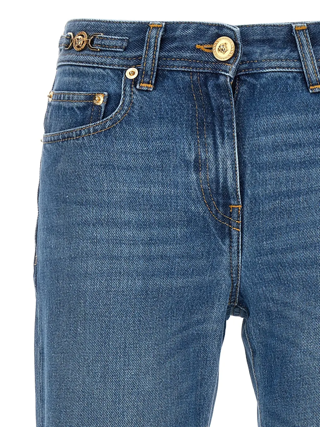 Medusa Logo Flared Jeans