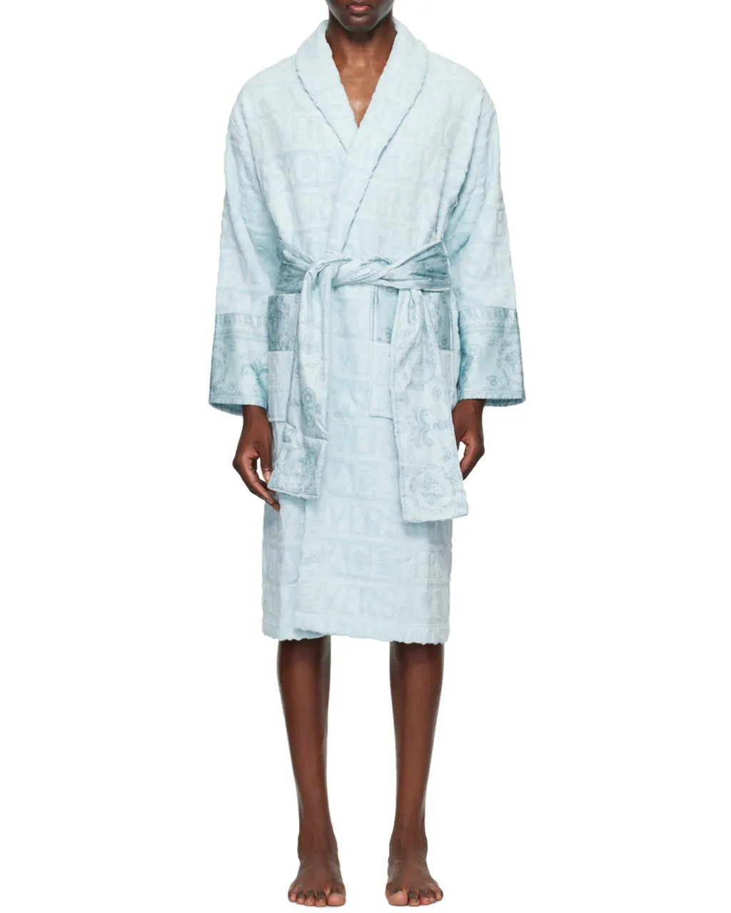 I Love Baroque Belted Bathrobe