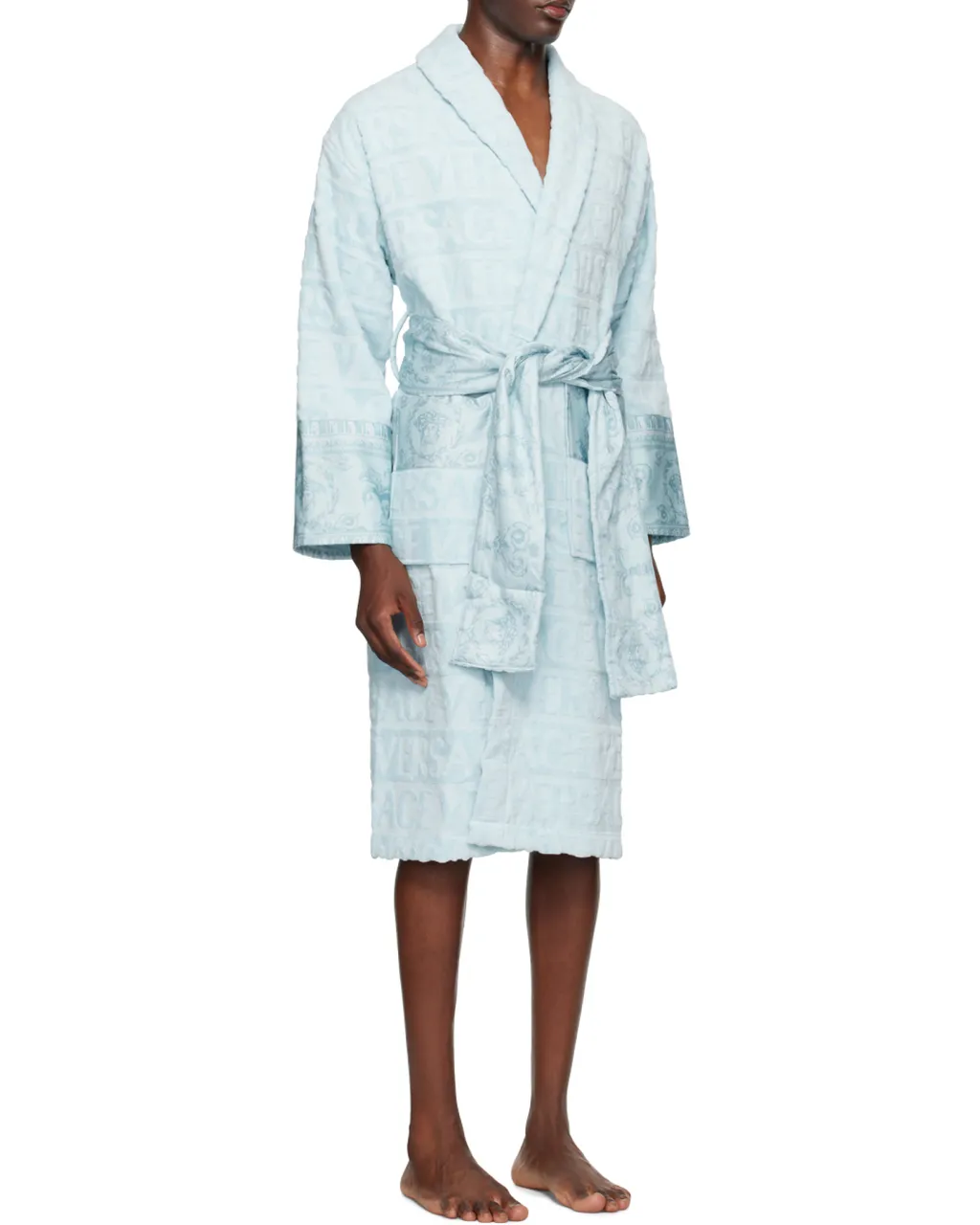 I Love Baroque Belted Bathrobe