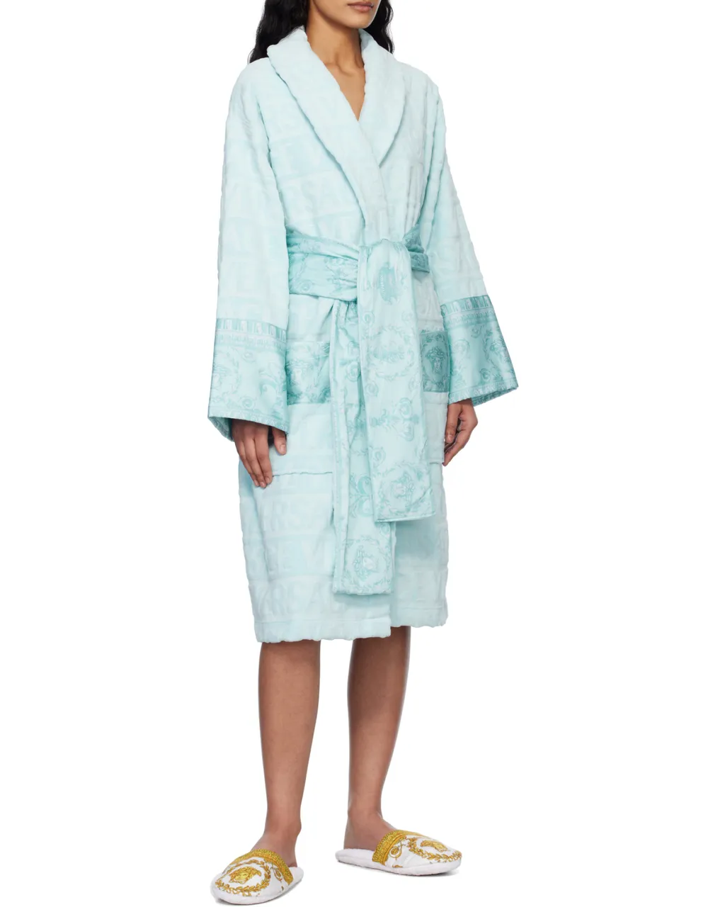 I Love Baroque Belted Bathrobe