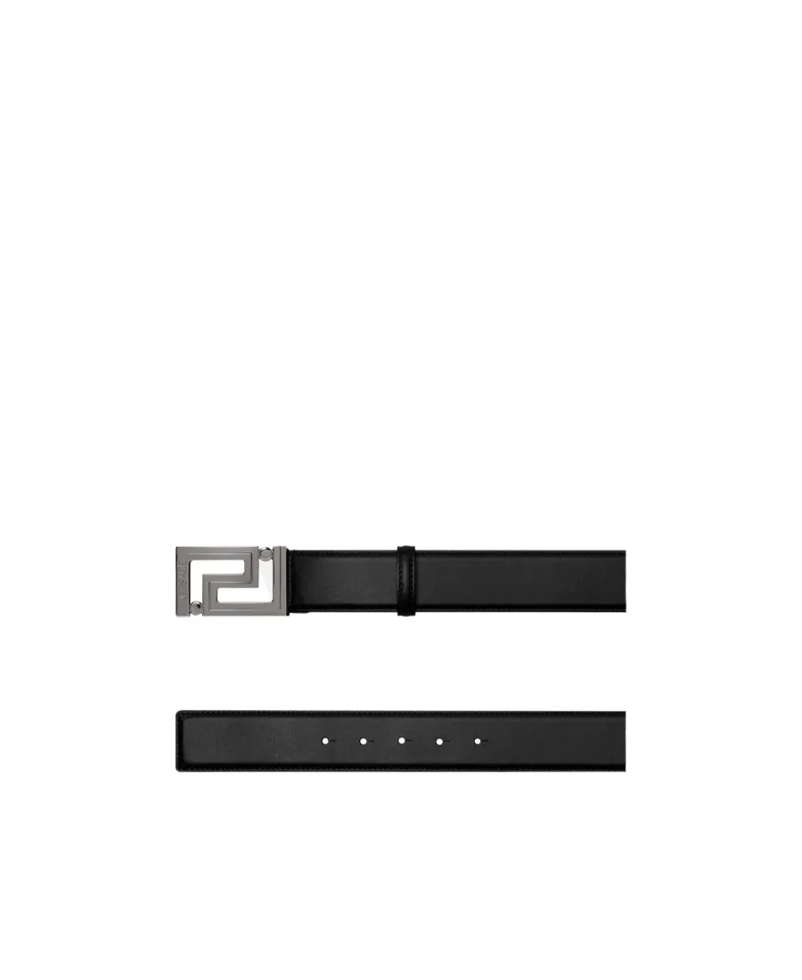 Greca Logo Engraved Belt