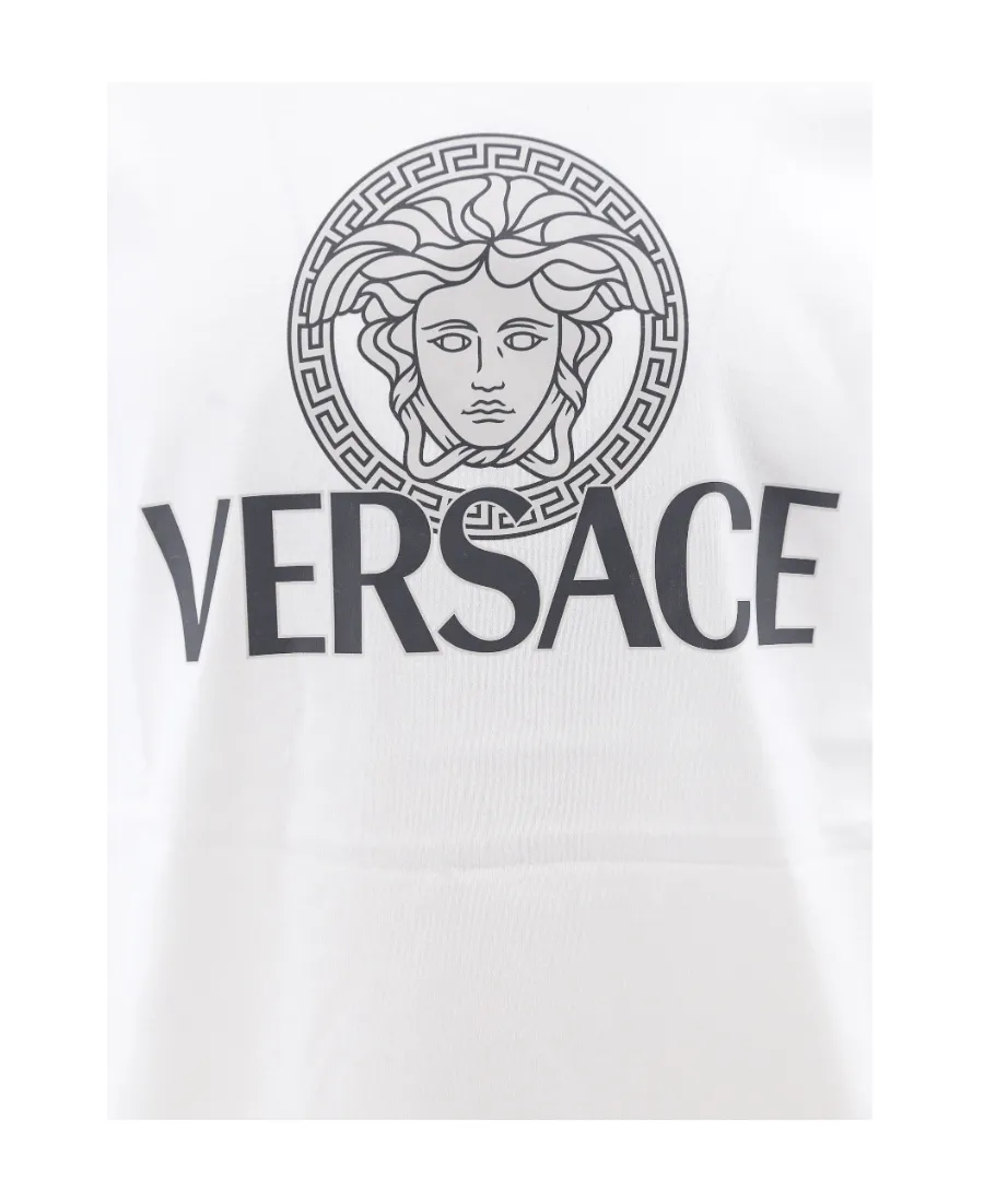 Medusa Head-Printed Crewneck T-Shirt