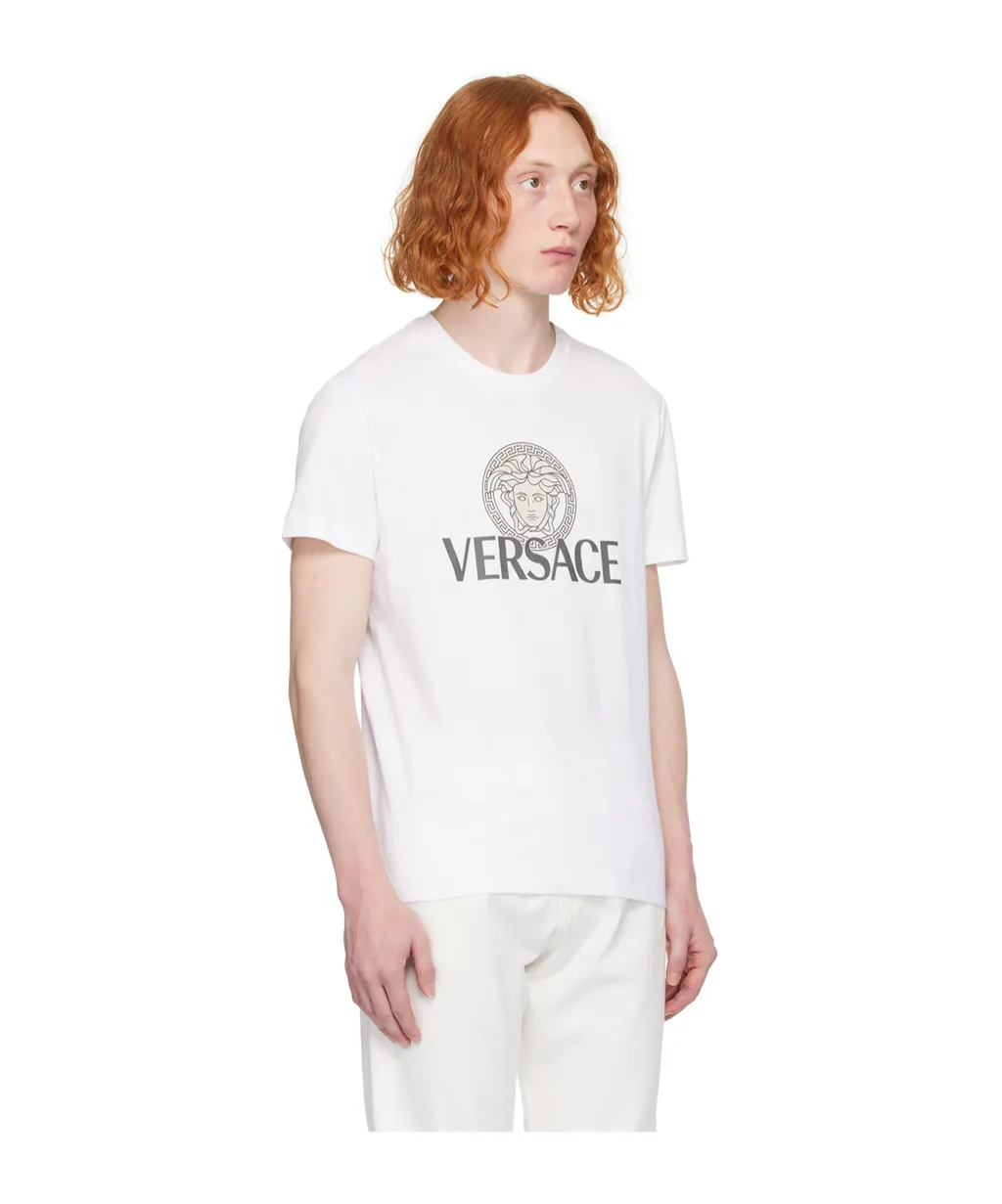 Medusa Head-Printed Crewneck T-Shirt