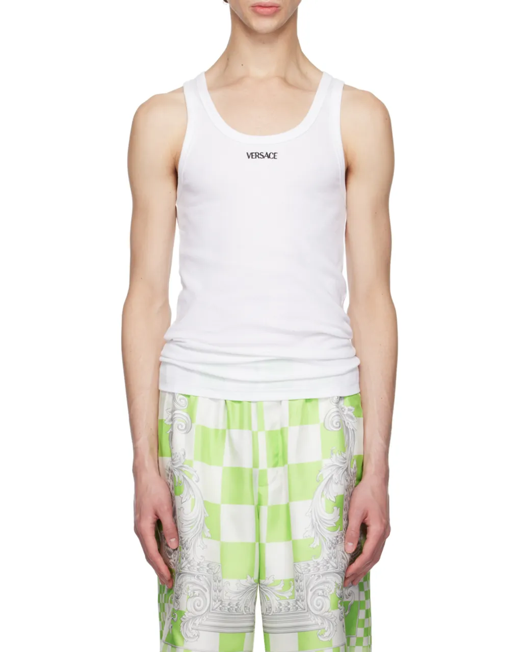 Logo-Embroidered Tank Top