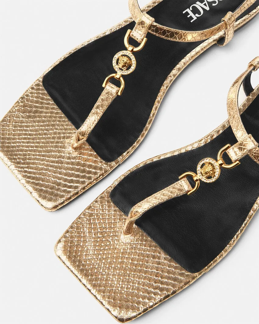 Embellished Flat Sandals
