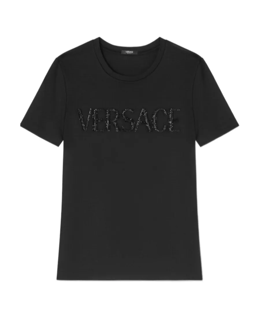 Logo Embellished Crewneck T-Shirt