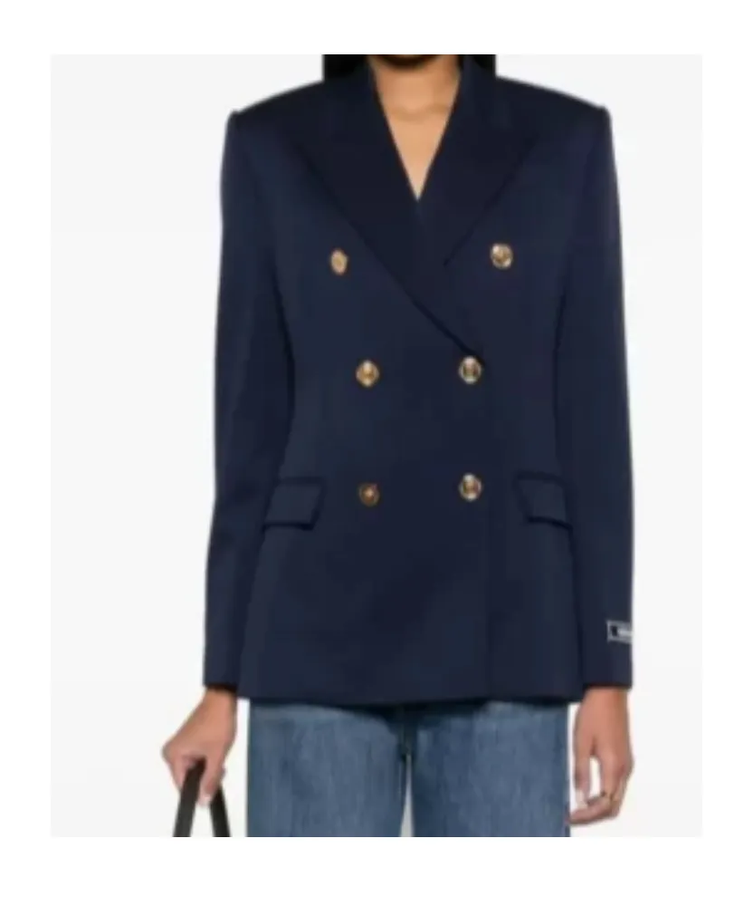 Medusa Head-Buttons Tailored Blazer