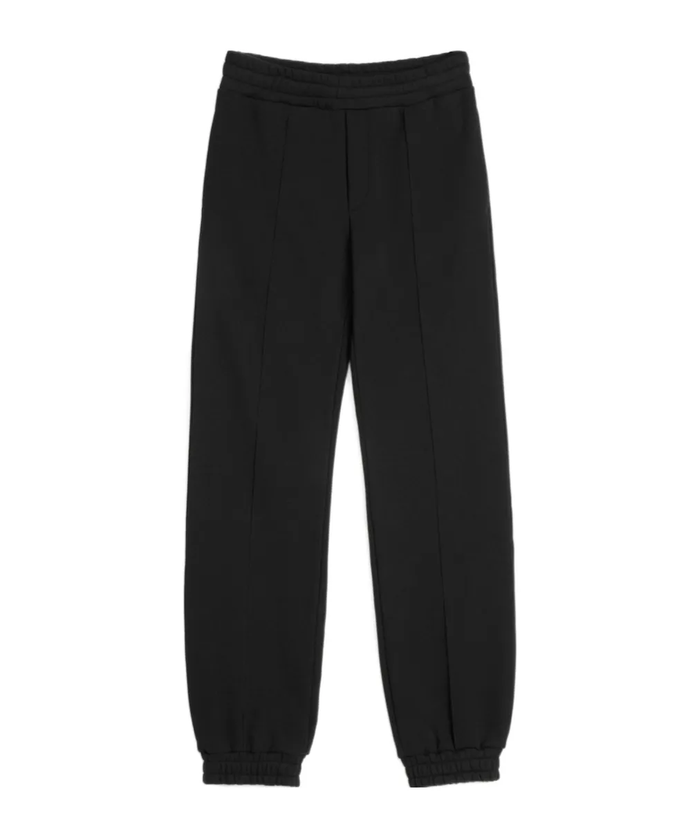 Cotton Jogging Trousers With Chez Valentino Patch