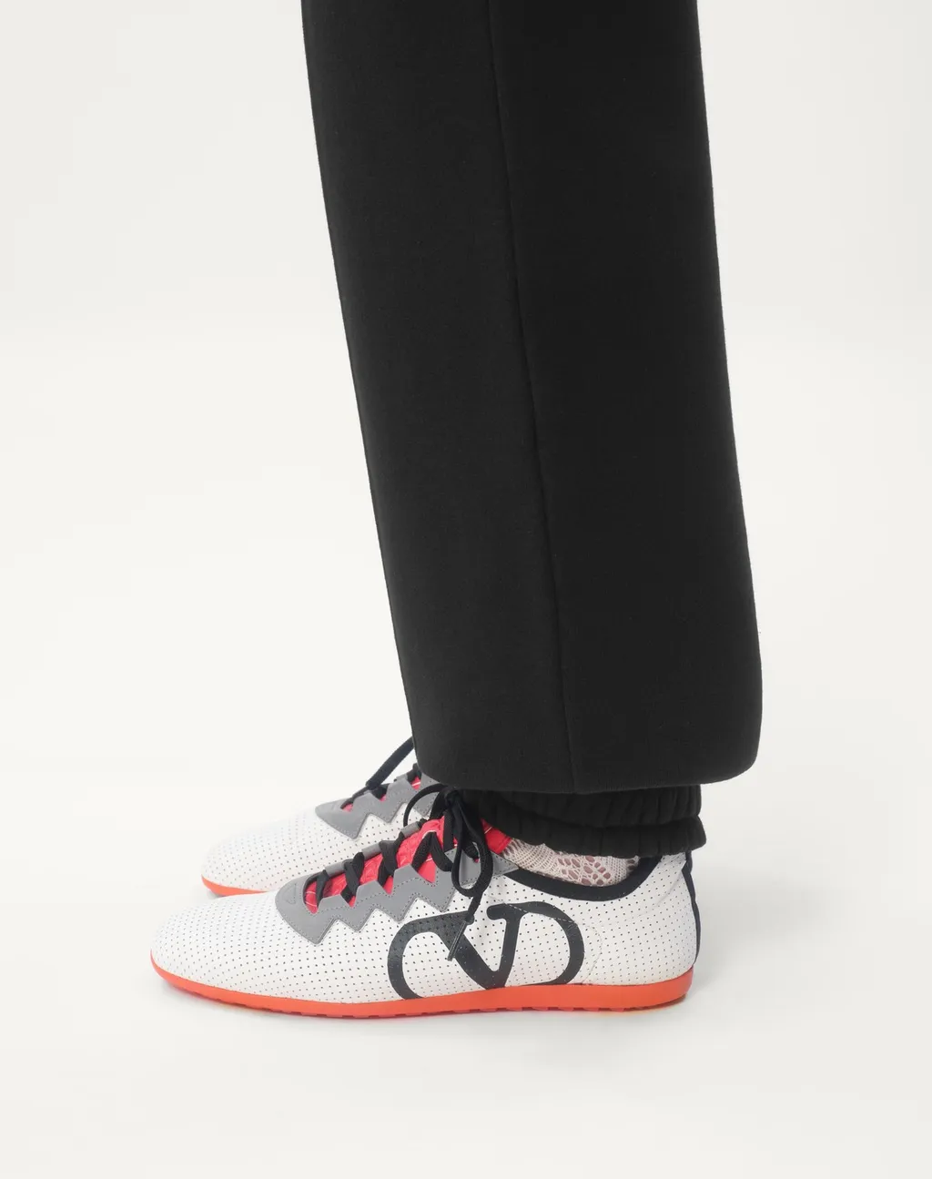 Cotton Jogging Trousers With Chez Valentino Patch
