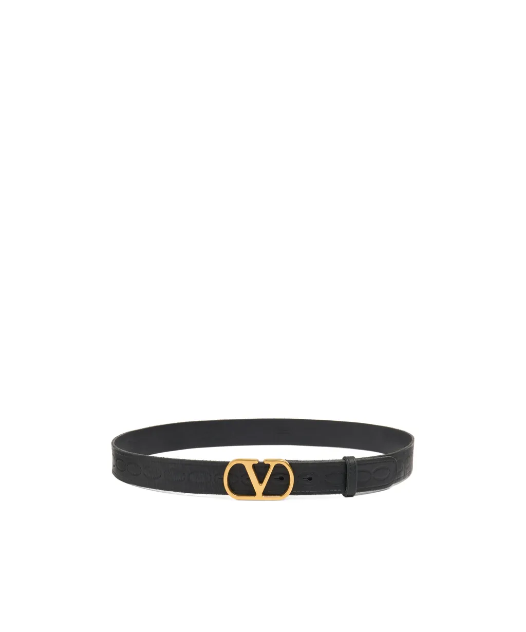 30Mm Vlogo Signature Leather Belt