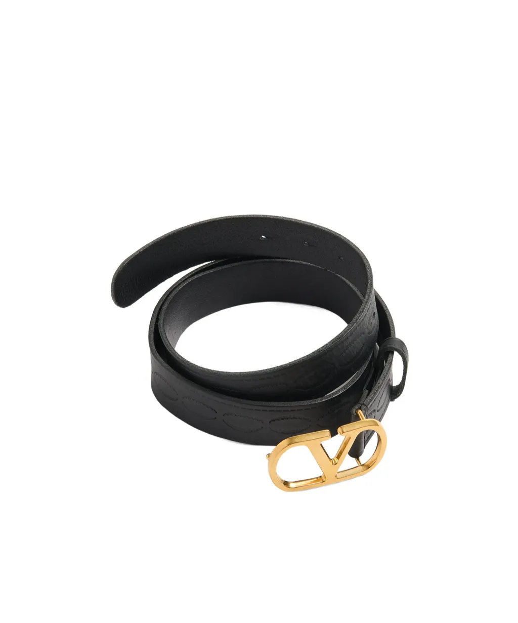 30Mm Vlogo Signature Leather Belt