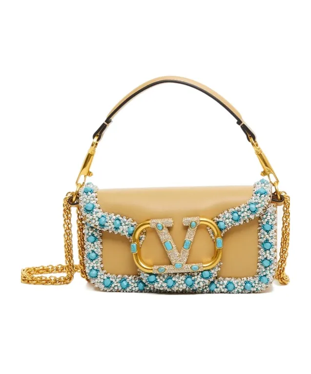 Logo Embellished Shoulder Bag