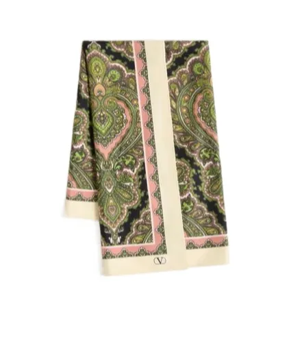 Paisley-Pattern Scarf