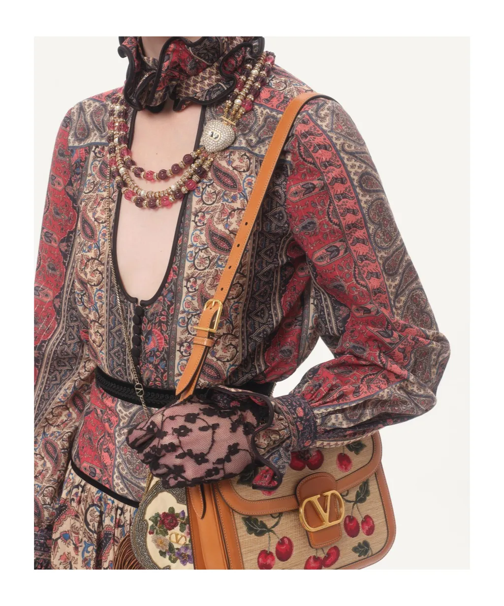 Voyage Imaginaire-Printed Ruffled Shirt