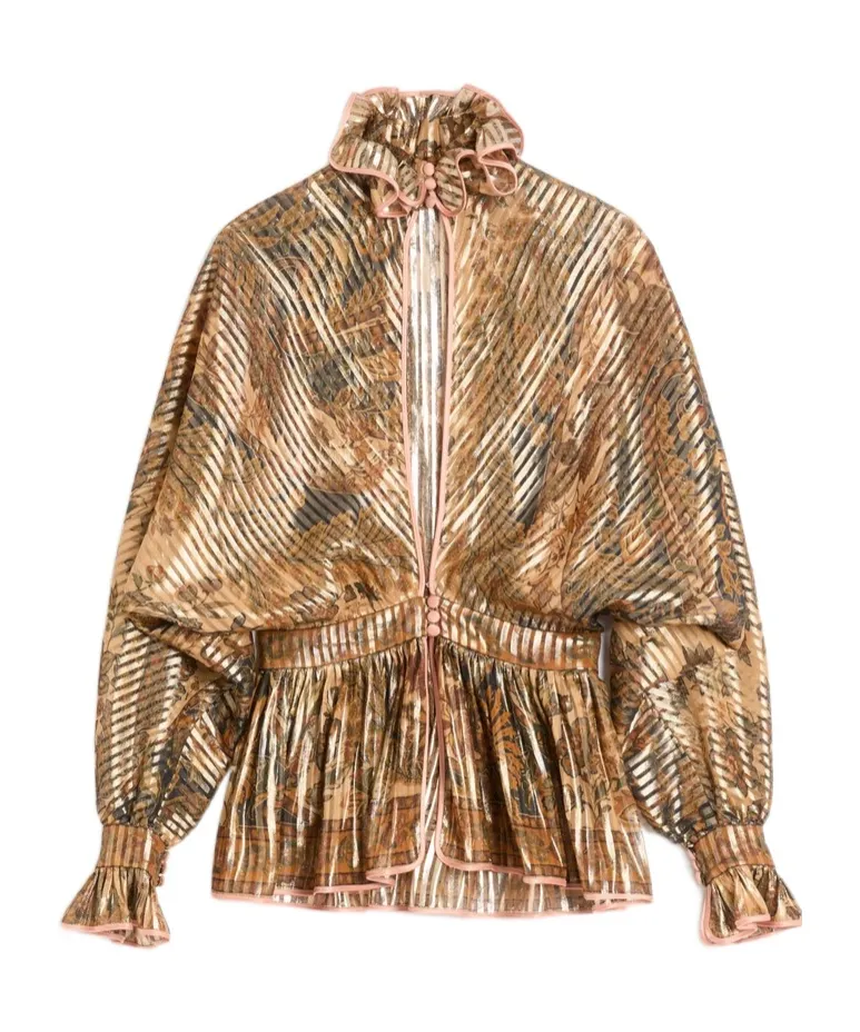 Shirt With Cashmere Voyage Imaginaire Print