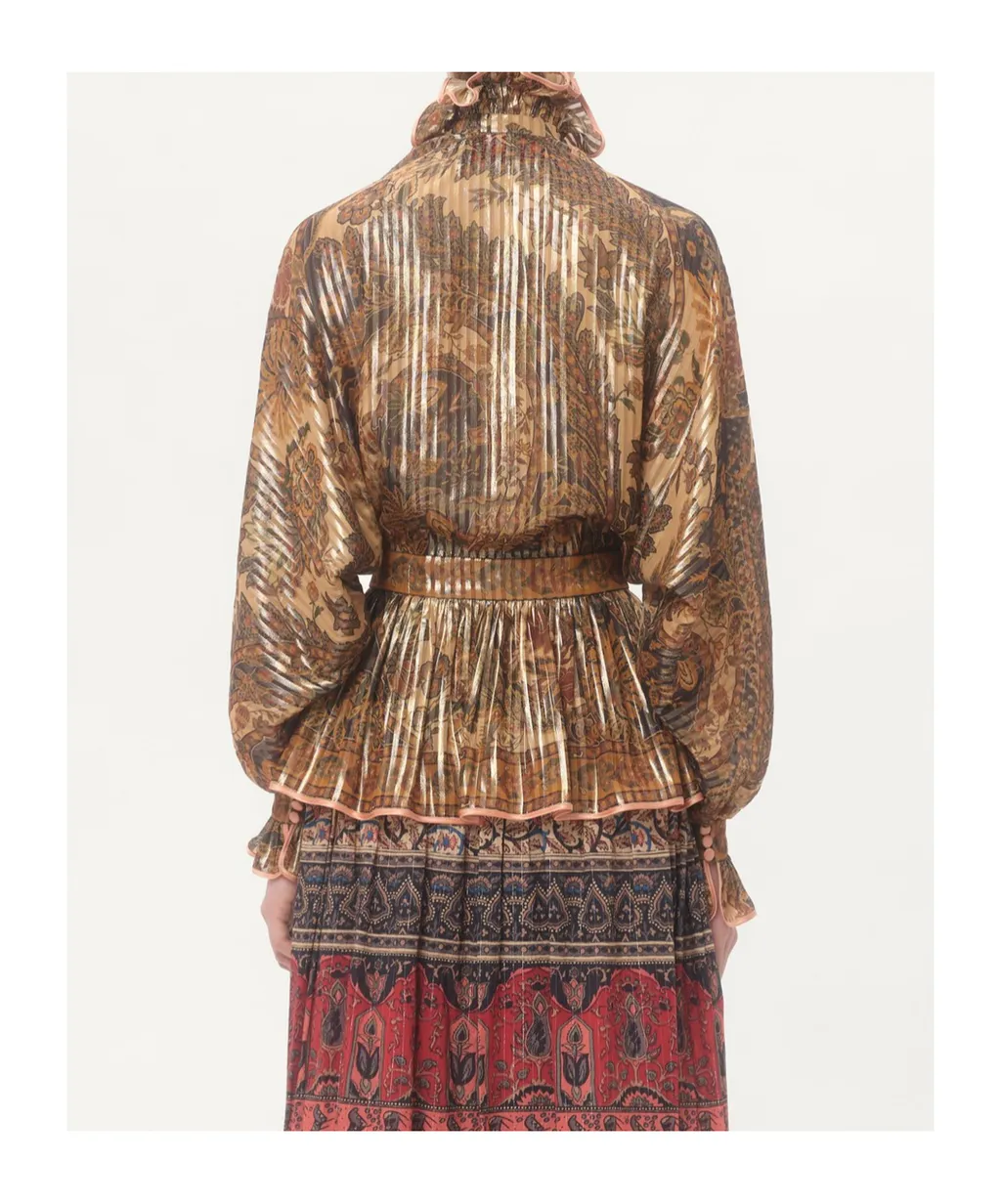 Shirt With Cashmere Voyage Imaginaire Print