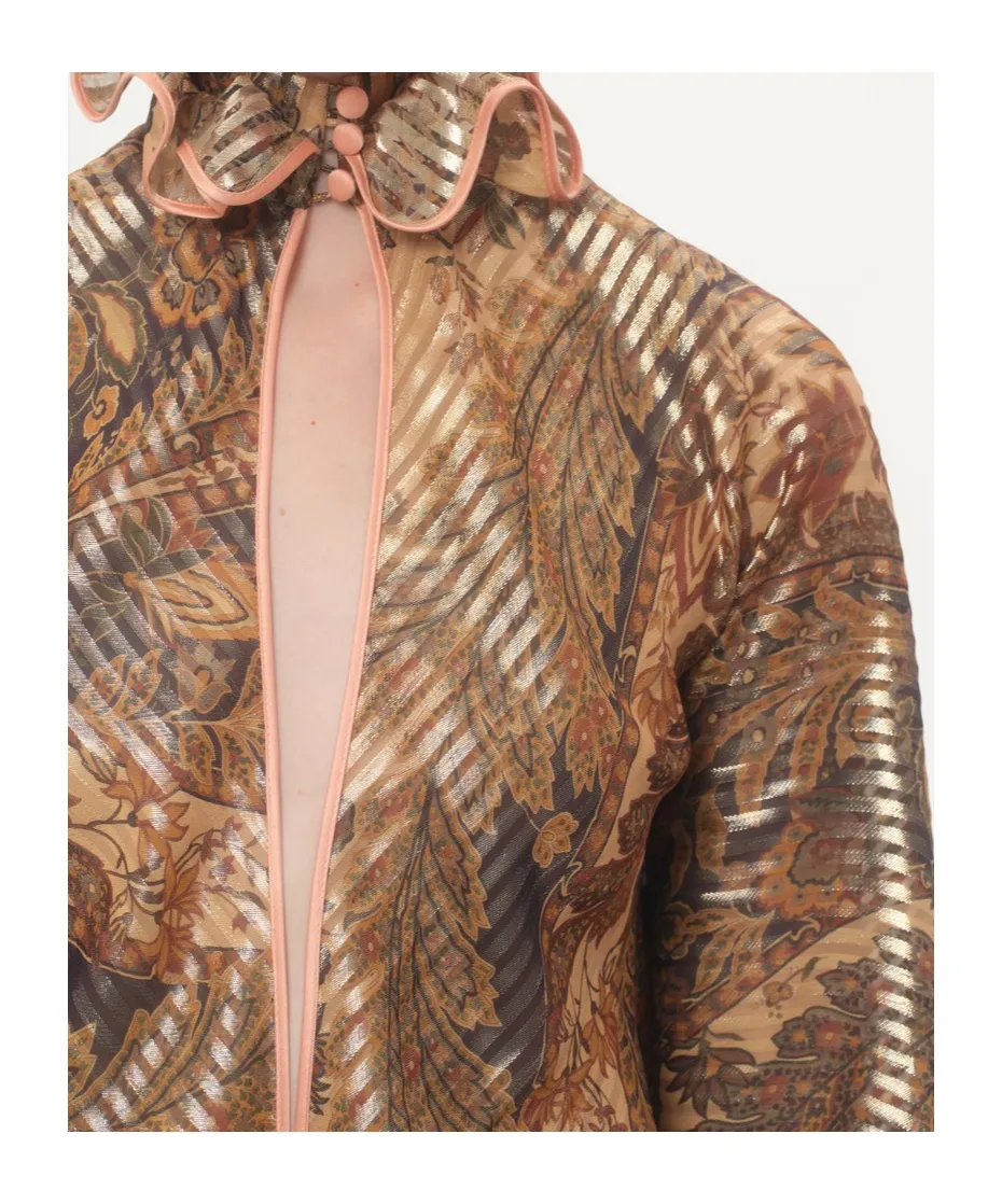 Shirt With Cashmere Voyage Imaginaire Print