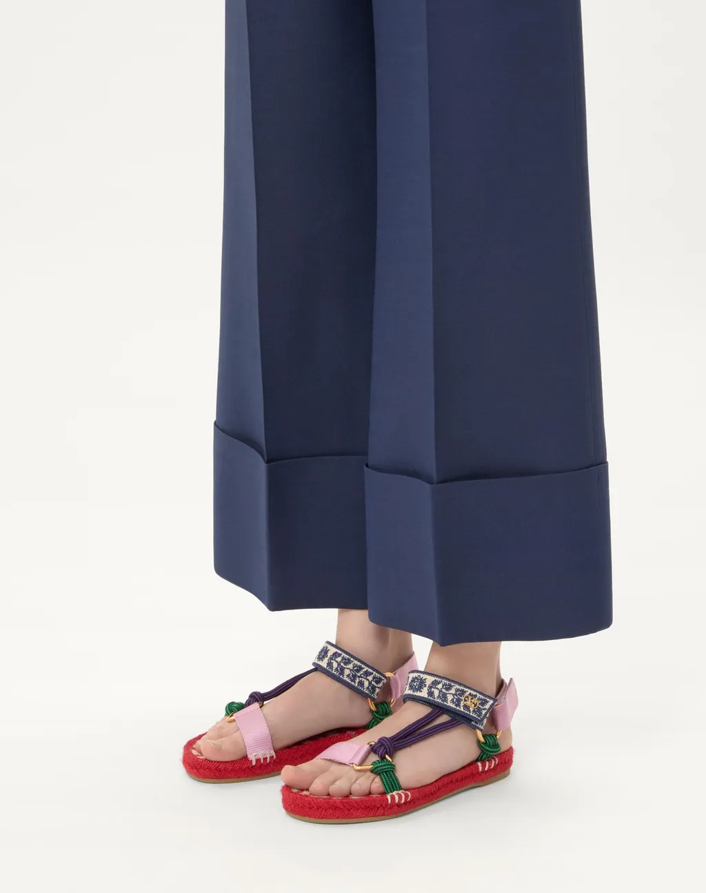 Vlogo Plaque Open Toe Espadrillas
