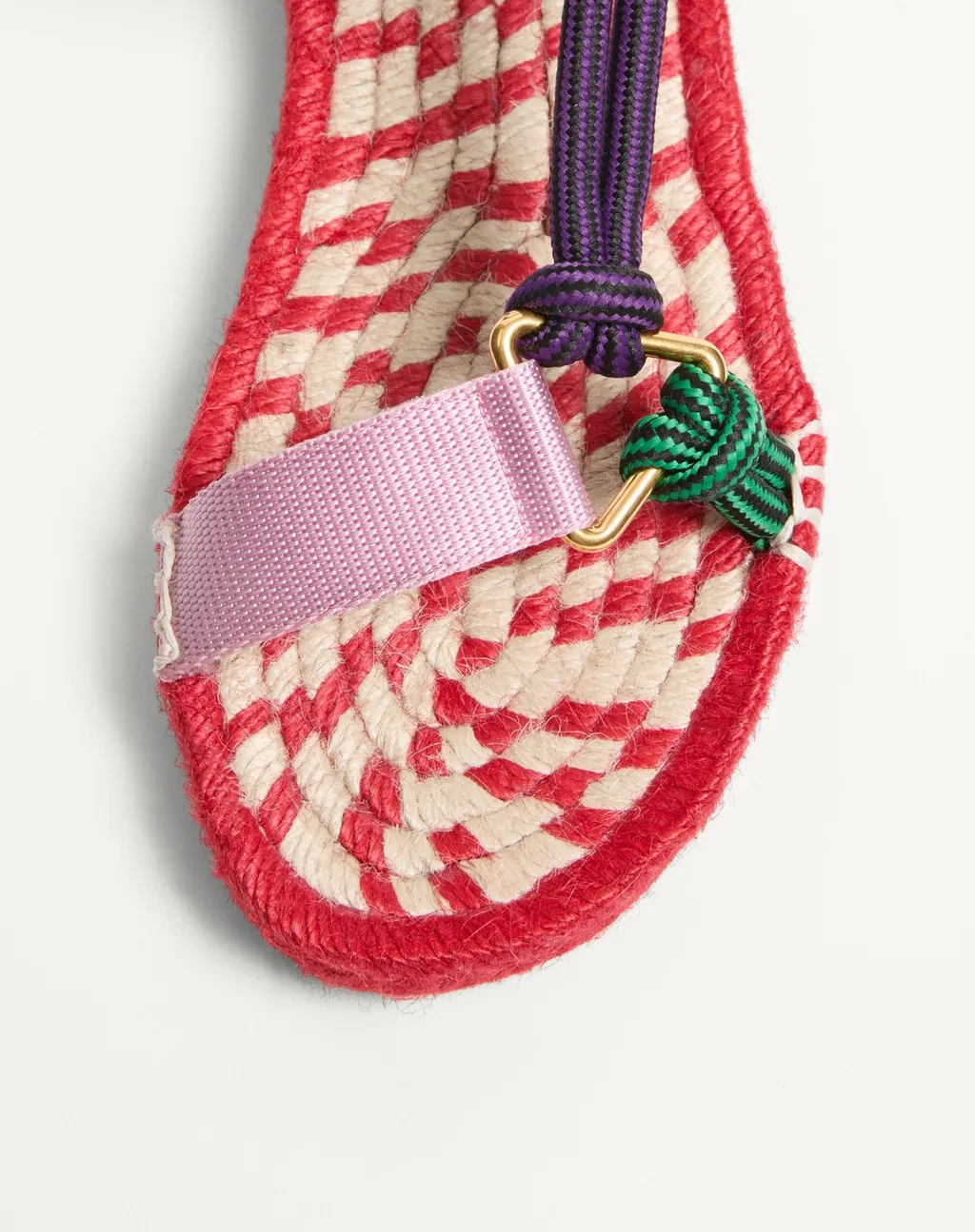 Vlogo Plaque Open Toe Espadrillas