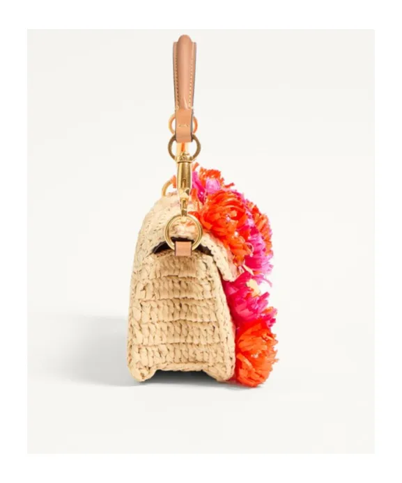 Locò Floral Embellished Small Shoulder Bag