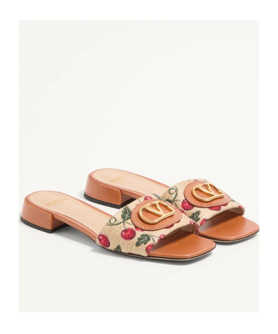 Vlogo Cherrifique Square Open Toe Sandals