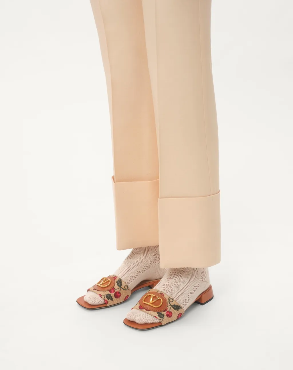 Vlogo Cherrifique Square Open Toe Sandals