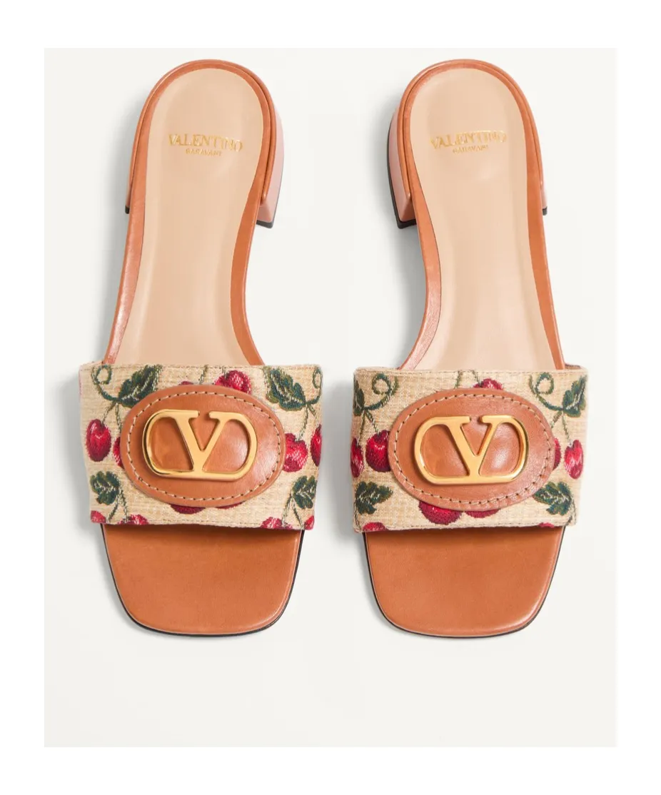 Vlogo Cherrifique Square Open Toe Sandals
