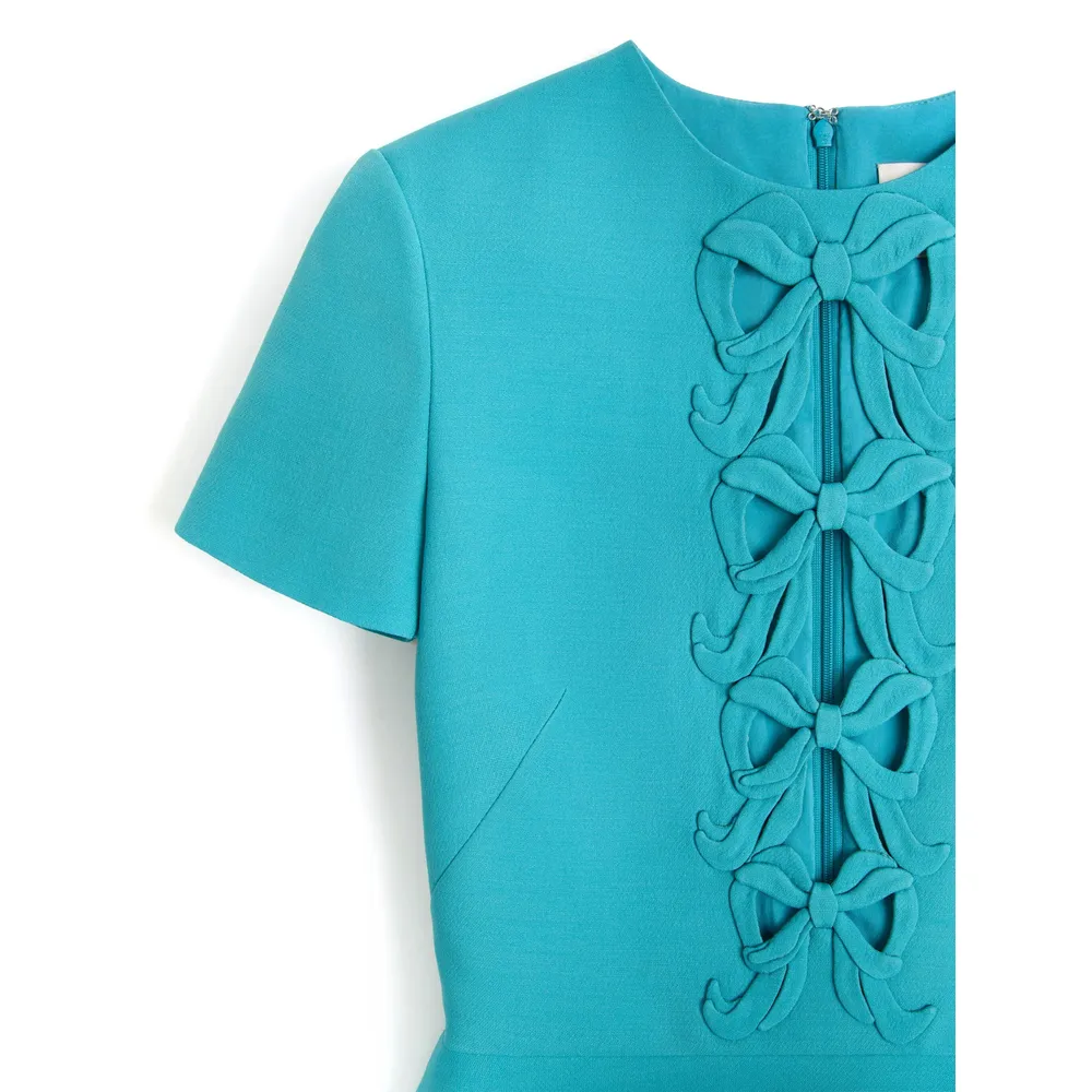 Bow Detailed Cut-Out Dress