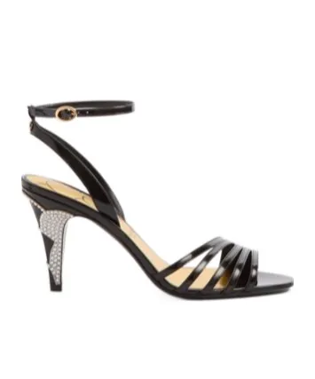 Ladycrush Patent Leather Sandal With Crystals 85Mm