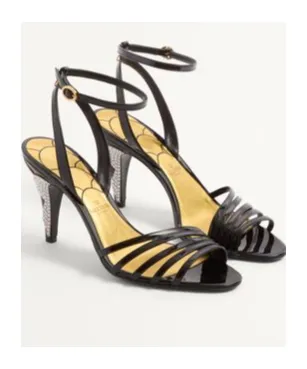 Ladycrush Patent Leather Sandal With Crystals 85Mm