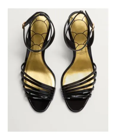 Ladycrush Patent Leather Sandal With Crystals 85Mm