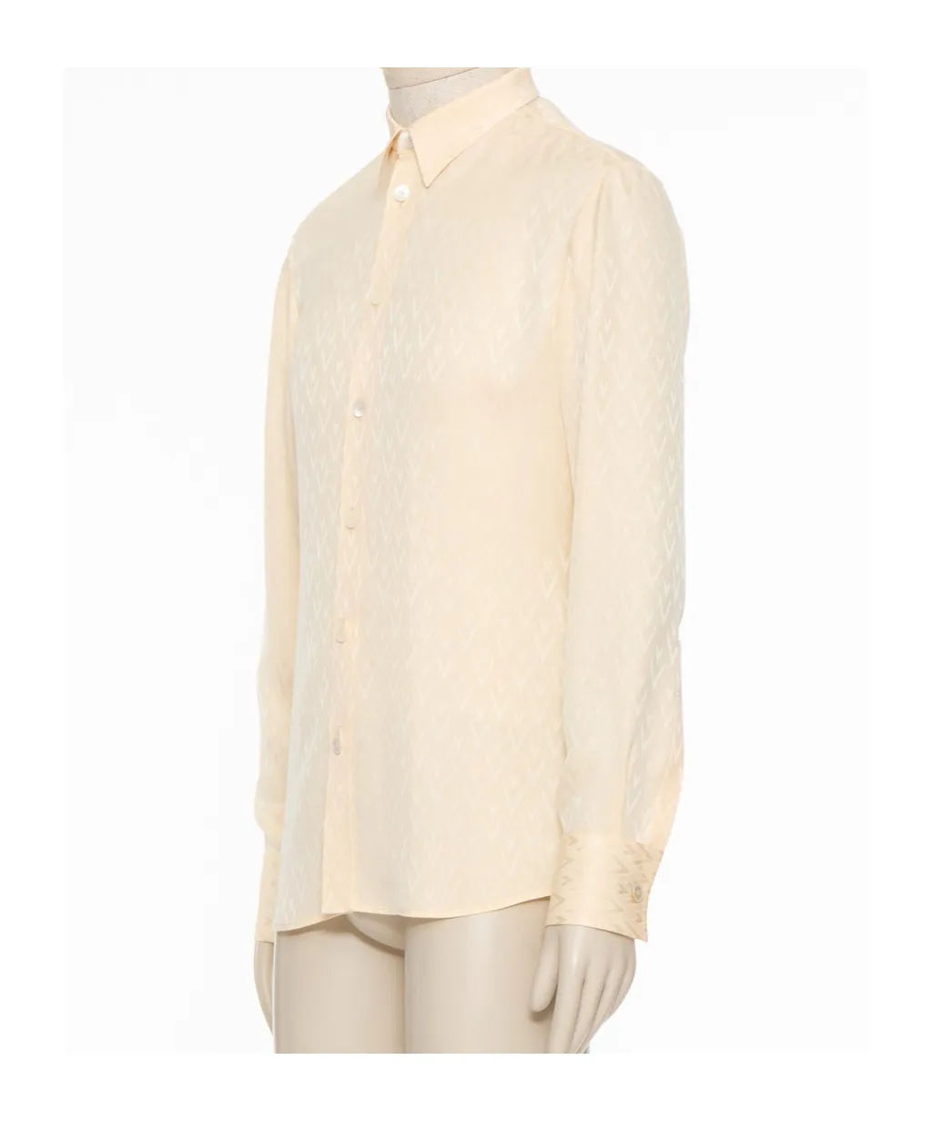 Valentino Long Sleeves Lapels Single Breasted Shirt
