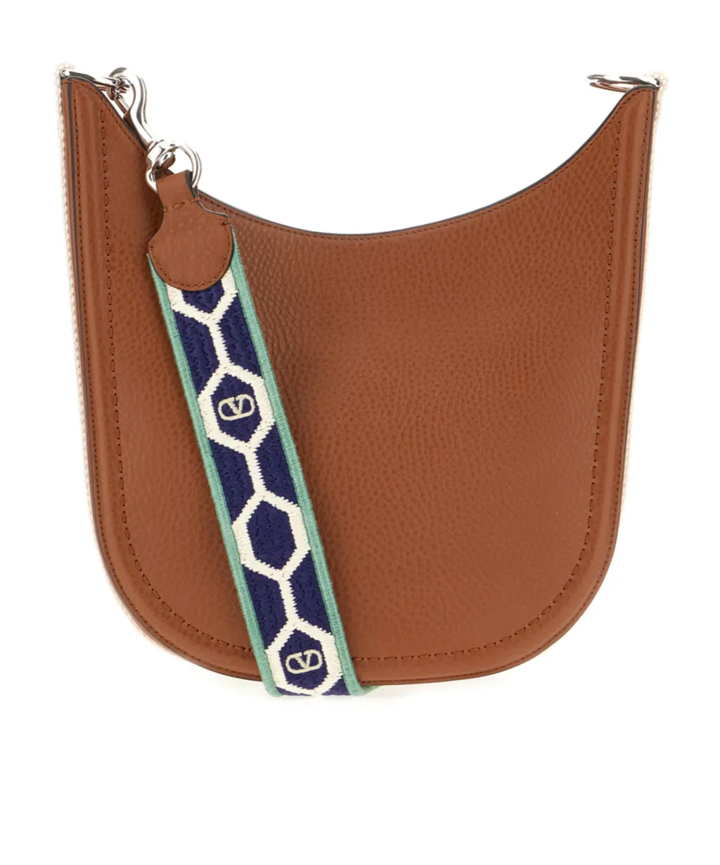 Vlogo Signature Logo Embroidered Crossbody Bag