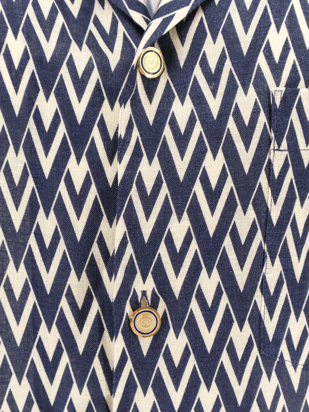 All-Over Printed Short-Sleeved Shirt