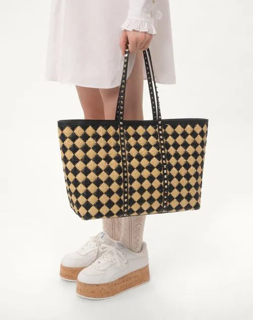 Rockstud All-Over Patterned Shoulder Bag