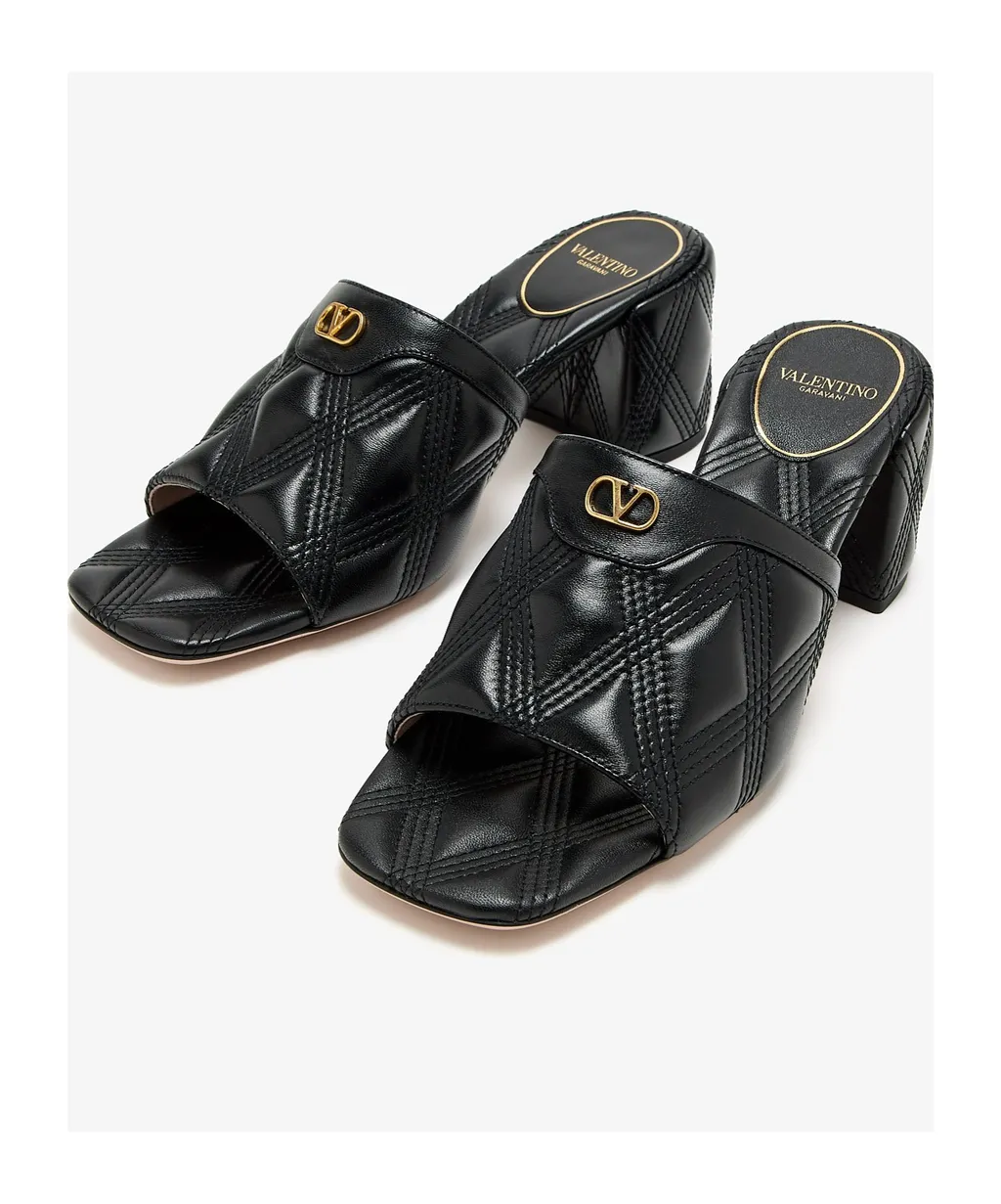 Vlogo Signature Quilted Slip-On Mules