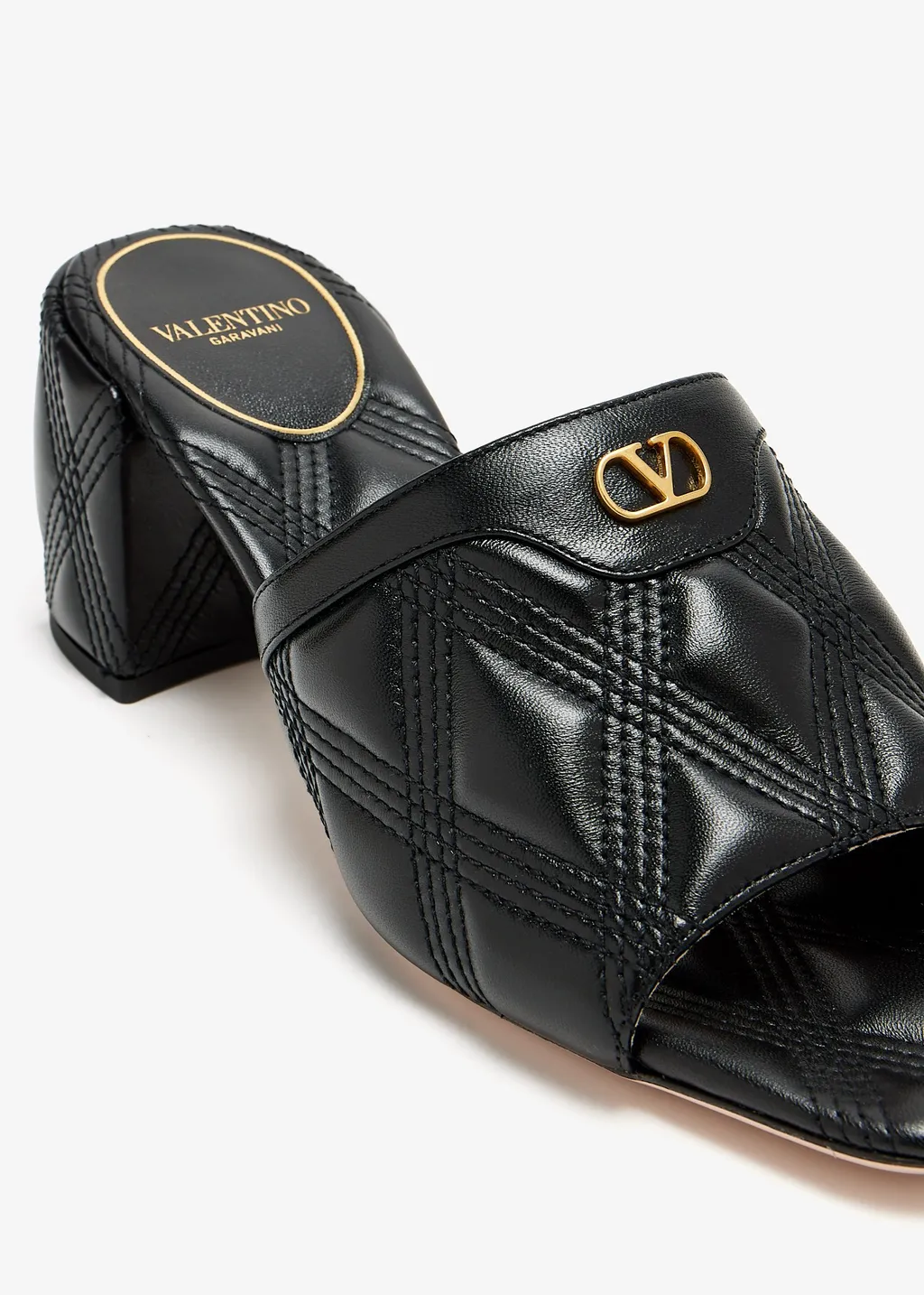 Vlogo Signature Quilted Slip-On Mules