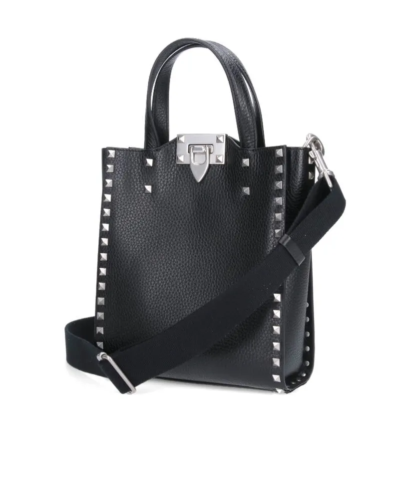 Rockstud Top Handle Bag