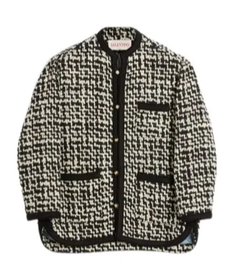 Wool Tweed Shirt Jacket