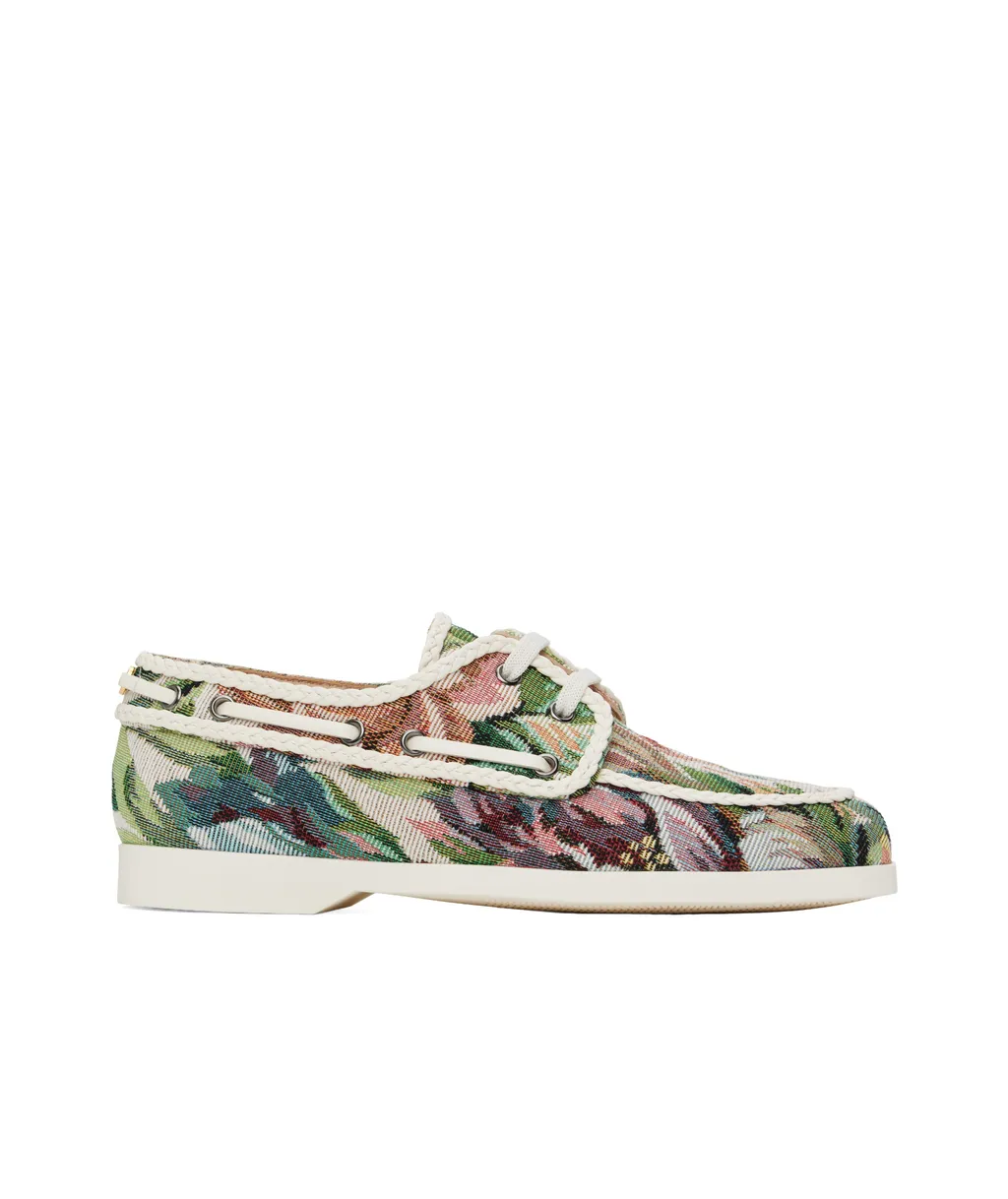 Floral Patterned Slip-On Sneakers