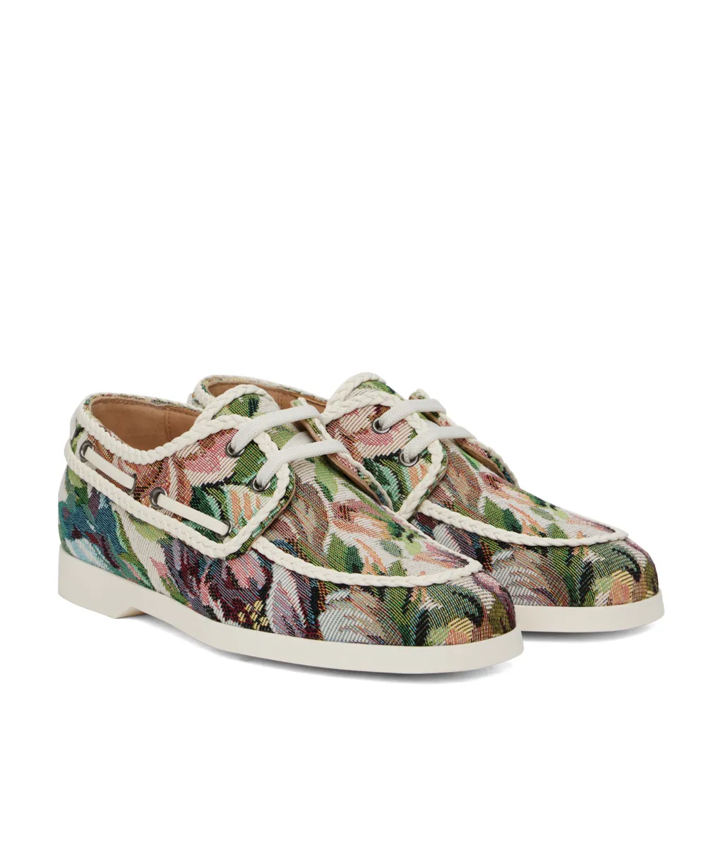 Floral Patterned Slip-On Sneakers
